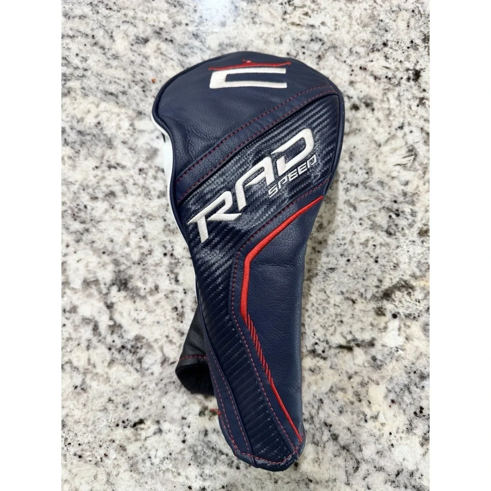 New Cobra RAD Speed Driver Headcover Red White Blue Golf Club Cover